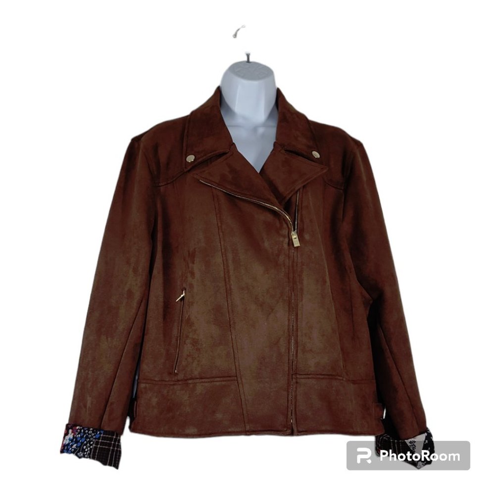 COPY - NWOT💃🏼 – Tommy Hilfiger Suede-like Moto Jacket